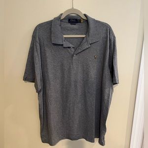 Men’s gray Ralph Lauren polo shirt XXL